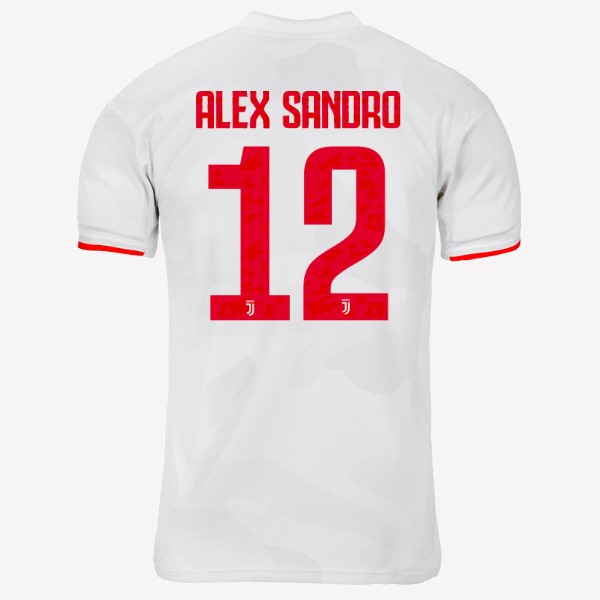 Camiseta Juventus NO.12 Alex Sangro Segunda equipación 2019-2020 Gris Blanco